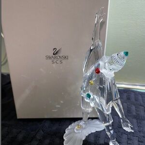 Swarovski Crystal Jester with Colorful Accents